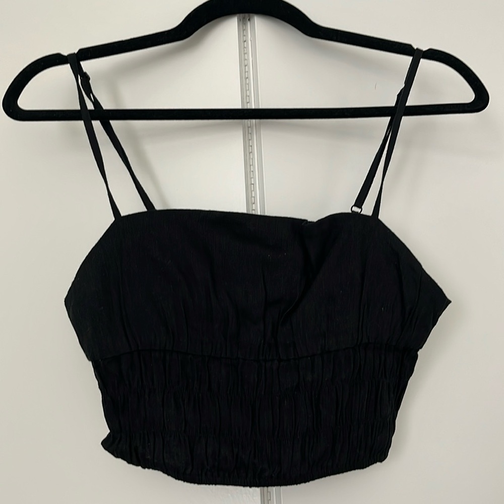 Onia linen crop top